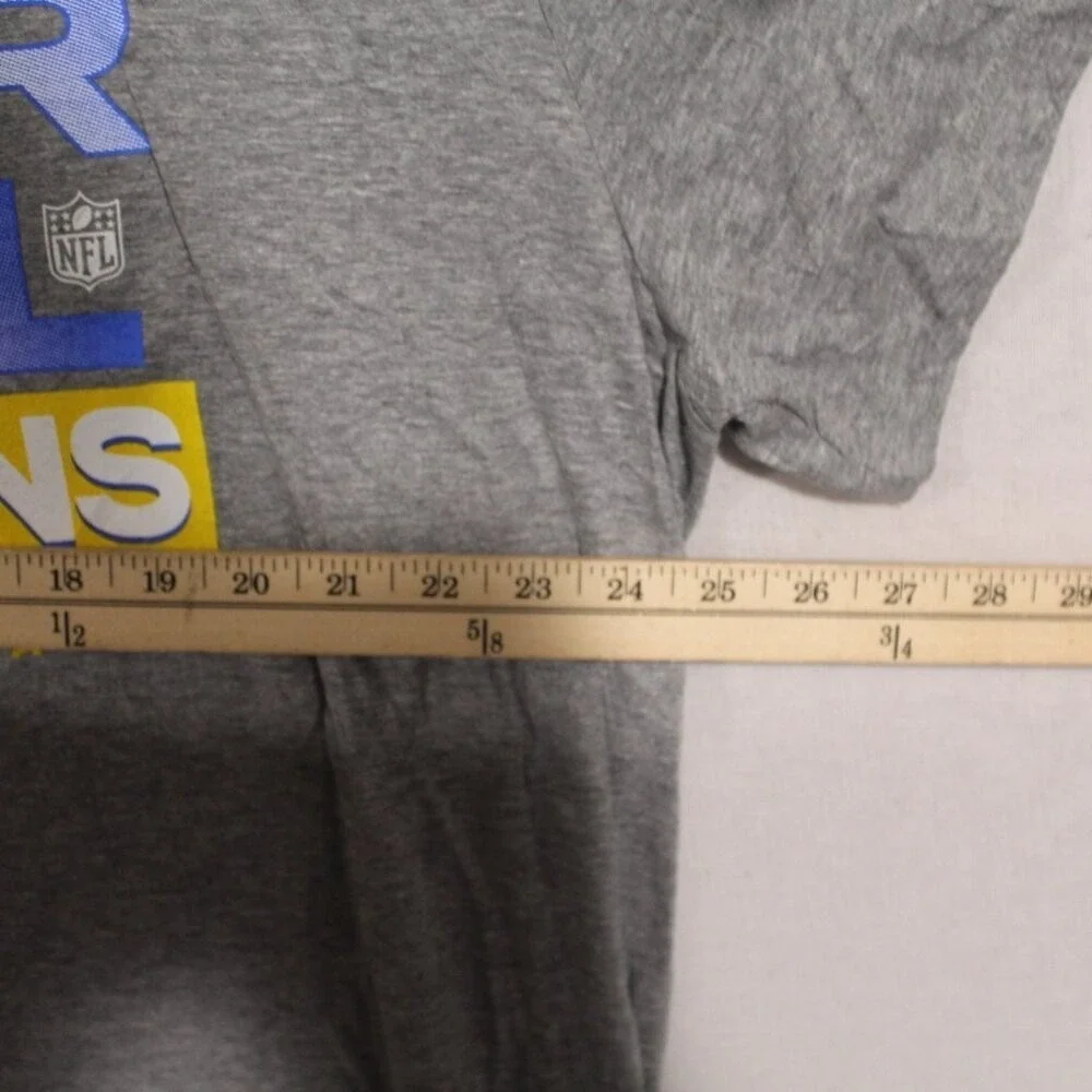 The Nike Tee Men Gray Tee Shirt Super Bowl Champions Los Angeles Ram Size XXL
